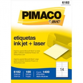 Etiqueta Pimaco 25,4mmx101,6mm